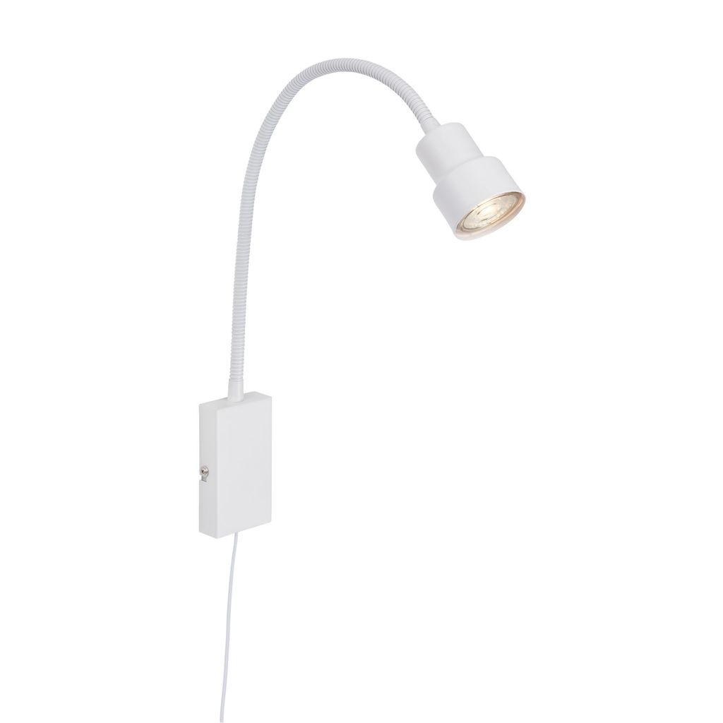 Touch Klemmlampe Steckerleuchte 69 cm 1x GU10 5W 400lm weiß
